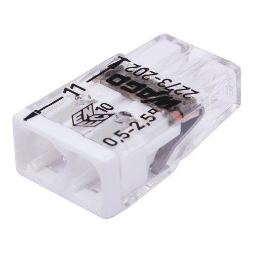 Conector compact de imbinare, 2 fire, max. 2.5 mm² (100 buc.) - WAGO