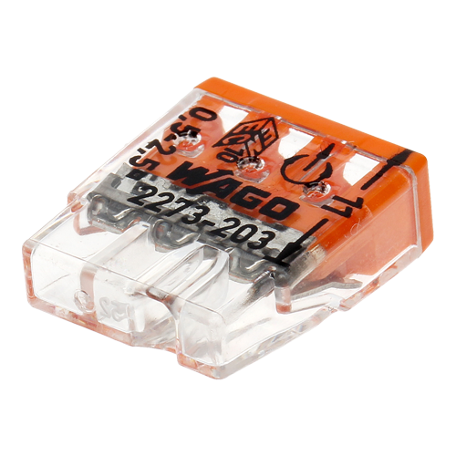 Conector compact de imbinare, 3 fire, max. 2.5 mm² (100 buc.) - WAGO