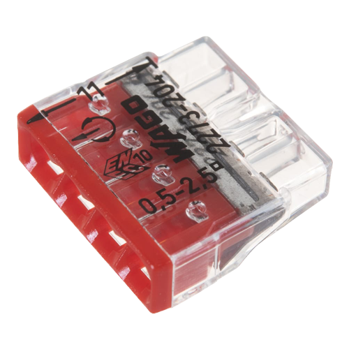  Conector compact de imbinare, 4 fire, max. 2.5 mm² (100 buc.) - WAGO