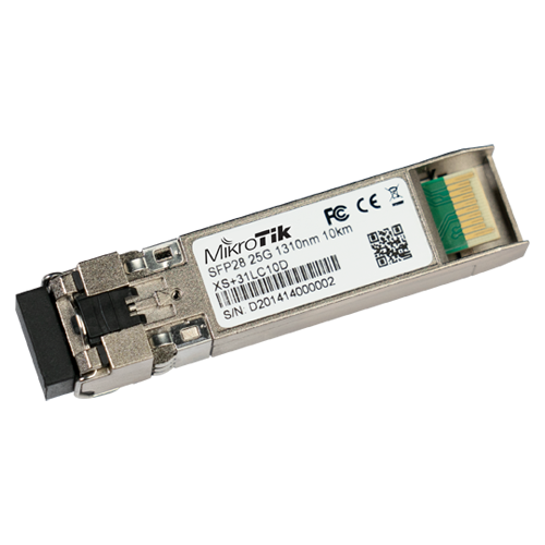 Modul SFP/SFP+/SFP28, 1/10/25G, SM, 10Km, 1310nm, Dual LC-connector - MikroTik