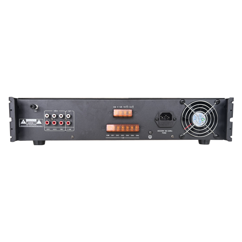 Amplificator Analog, 120W, 6 zone, 2xAUX, EMC IN, 2xMic, Bluetooth, USB, SD Card, MP3 - HIKVISION