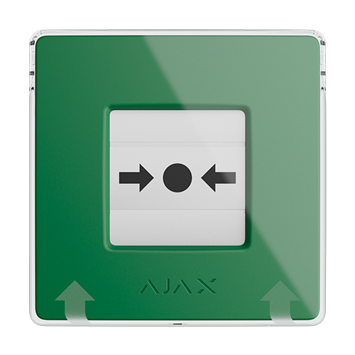 Buton manual activare scenarii, VERDE - AJAX