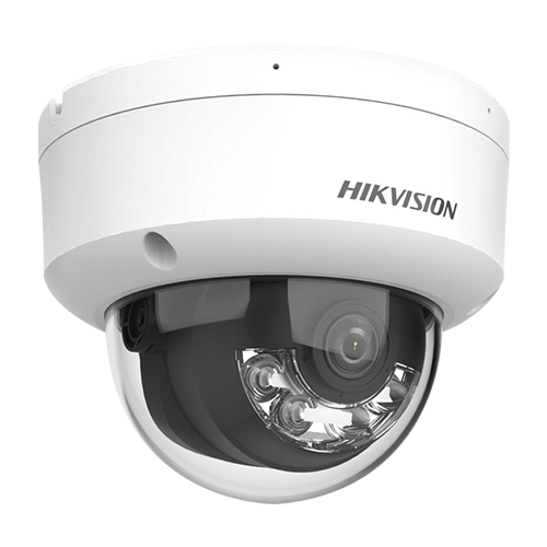 Camera IP, 6MP, AcuSense, lentila 2.8mm, IR 30m, WL 30m, Mic dual, Alarma, IK10 - HIKVISION