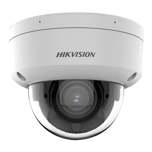 Camera IP, 8MP, AcuSense, lentila VF 2.8-12mm, IR 40m, WL 40m, 2xMic, Alarma, IK10 - HIKVISION