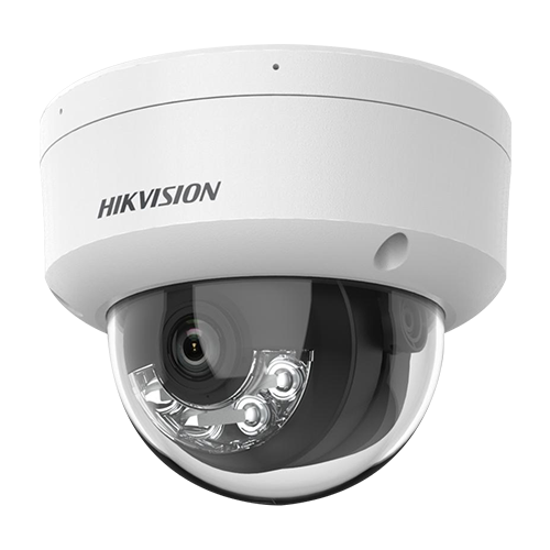 Camera IP, 8MP, AcuSense, lentila 2.8mm, IR 30m,. WL 30m, 2xMic, Alarma, IK10 - HIKVISION