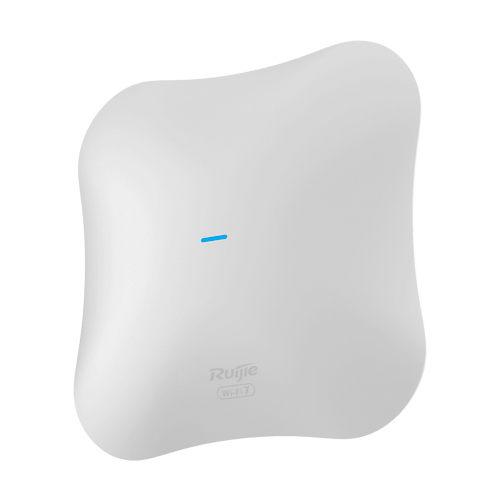 Access Point Wi-Fi 7, BE14000 Tri-Band, 1 x SFP+ 10G, 1 x RJ45 2.5G, PoE, Cloud Management - Ruijie