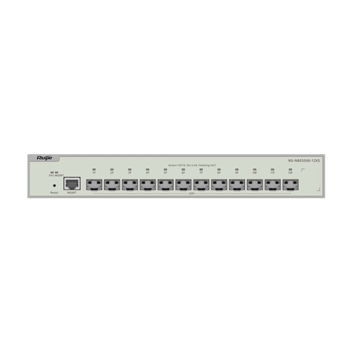 Switch 12 porturi SFP+ 10 Gbps, L3 Cloud Management - Ruijie