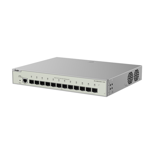 Switch 12 porturi SFP+ 10 Gbps, L3 Cloud Management - Ruijie