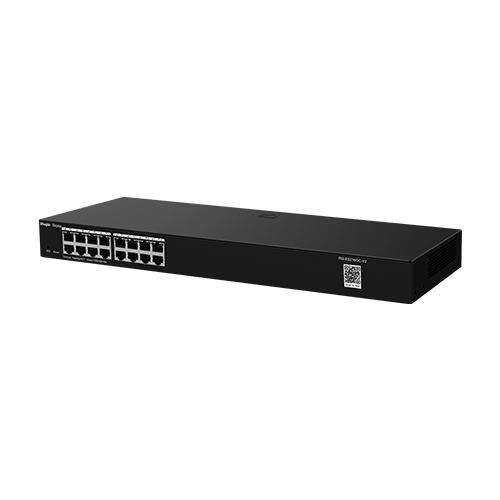 Switch 16 porturi RJ45 Gigabit, L2 Cloud Management - Ruijie