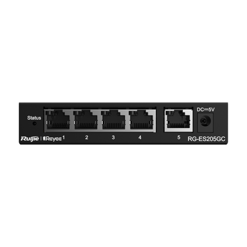 Switch 5 porturi RJ45 Gigabit, L2 Cloud Management - Ruijie