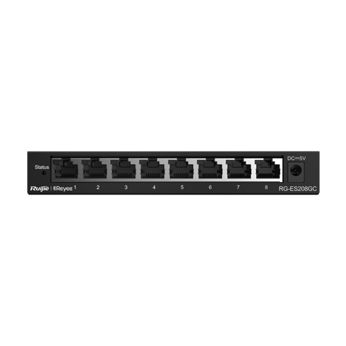 Switch 8 porturi RJ45 Gigabit, L2 Cloud Management - Ruijie