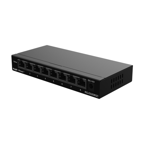 Switch 8 porturi RJ45 Gigabit, L2 Cloud Management - Ruijie