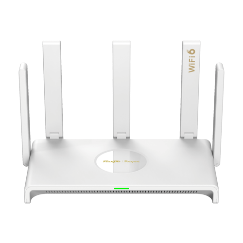 Router WiFi 6 Dual Band, 5 x RJ45 Gigabit, AX3000, 5 dBi, Dual-WAN, Cloud Management - Ruijie