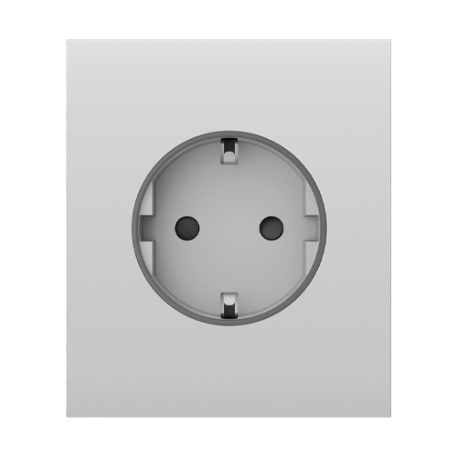 Panou central priza basic, alb - AJAX