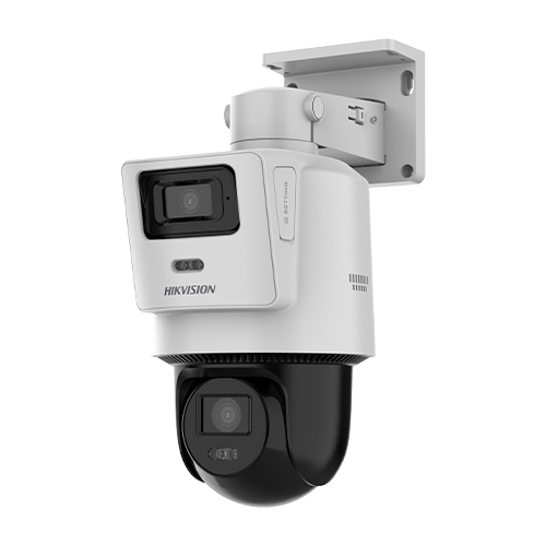 Camera PTZ IP, TandemVu, 4+4MP, lentile 2.8/8mm, IR 30m, WL 30m, Audio - HIKVISION