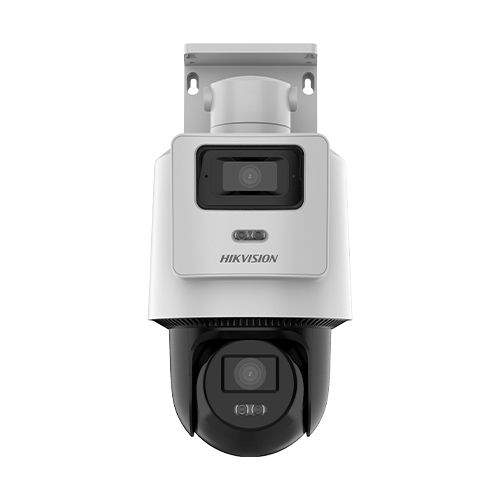 Camera PTZ IP, TandemVu, 4+4MP, lentile 2.8/8mm, IR 30m, WL 30m, Audio - HIKVISION