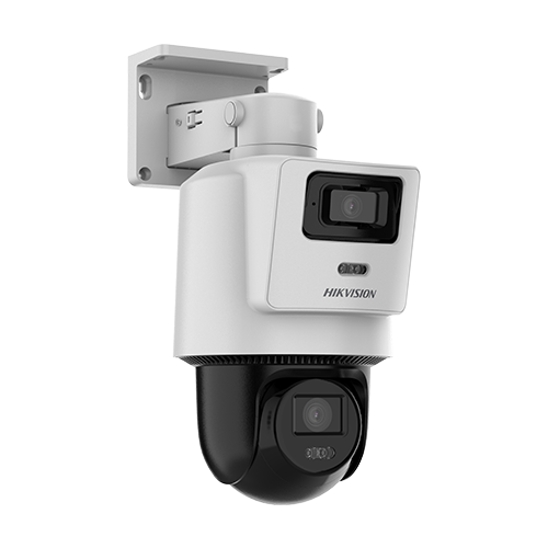 Camera PTZ IP, TandemVu, 4+4MP, lentile 2.8/8mm, IR 30m, WL 30m, Audio - HIKVISION