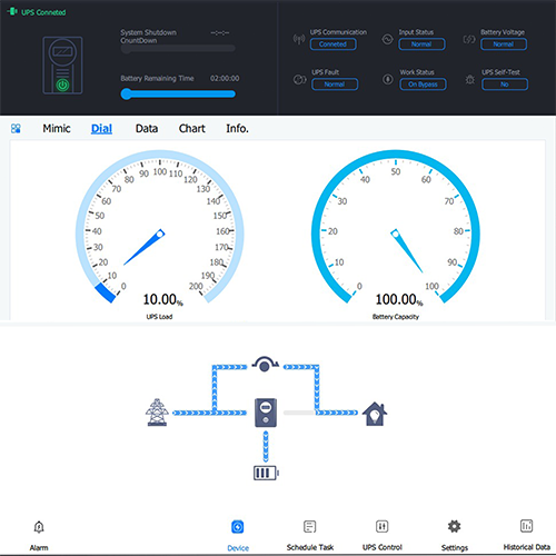 UPS TSY Power, 2000VA/1200W, LCD, line interactive, 4 x Schuko	