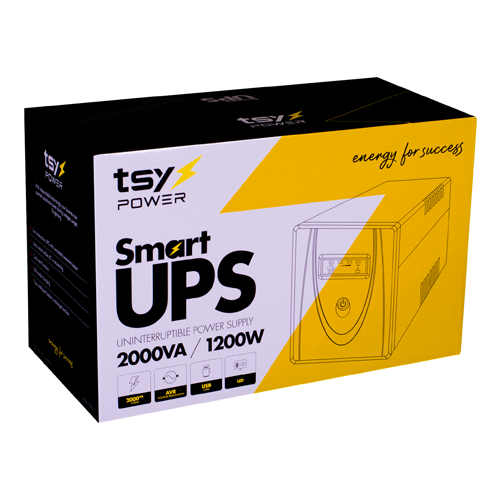 UPS TSY Power, 2000VA/1200W, LED, line interactive, 4 x Schuko	