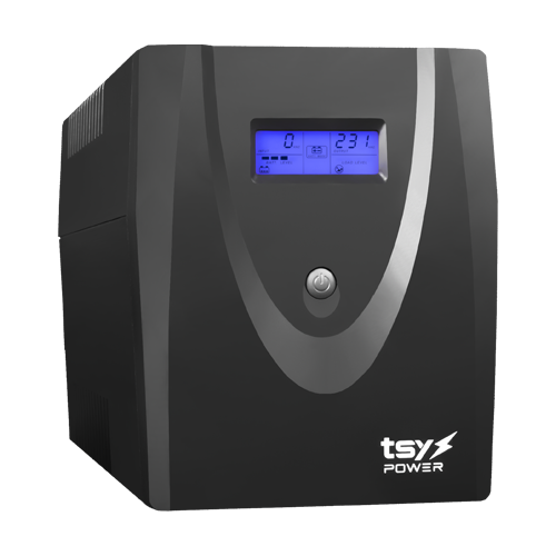  UPS TSY Power, 2000VA/1200W, LCD, AVR-repornire automata, Management, 4 x Schuko