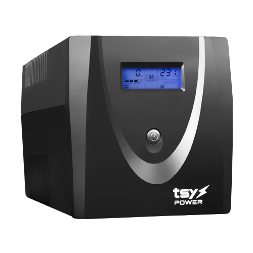 UPS TSY Power, 1200VA/720W, LCD, AVR-repornire automata, Management, 4 x Schuko, 2 x RJ45, 1 X USB type B TSY-MP-1K2-LCD