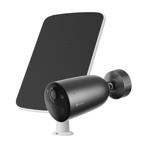 Kit camera IP + panou solar, rezolutie 2K, 4G, baterie 5.200 mAh, Audio bidirectional - EZVIZ