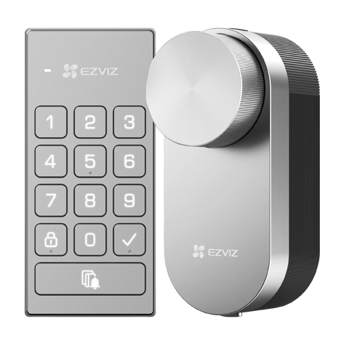 Incuietoare inteligenta cu auto-inchidere, verificare status inchidere si alerta usa deschisa - EZVIZ