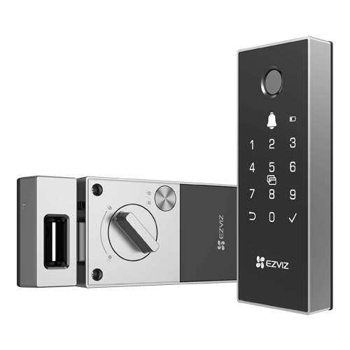  Yala inteligenta, Wi-Fi, multiple metode de deblocare, Sonerie incorporata, Alarma anti-furt - EZVIZ