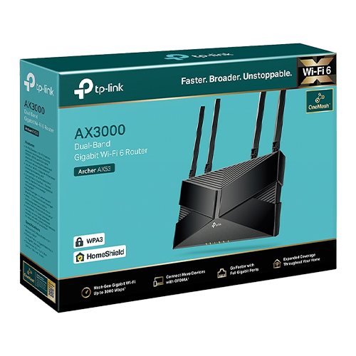 Router Wireless TP-Link Archer AX53, AX3000, Dual-Band, Wi-Fi 6