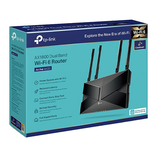 Router Wireless TP-Link Archer AX23, AX1800, Dual-Band, Wi-Fi 6