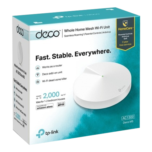 Sistem Mesh Wireless TP-LINK Deco M5(pachet de 1) AC1300 Gigabit