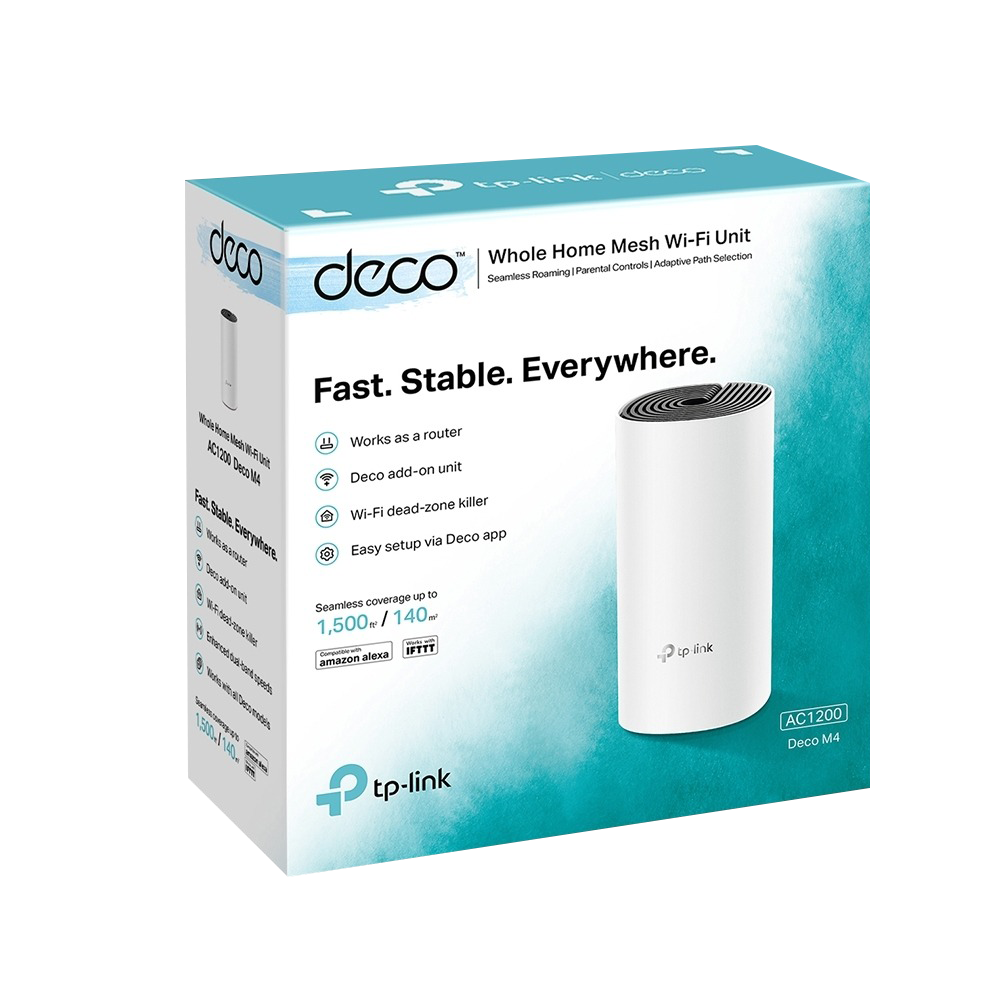 Sistem Mesh Wireless TP-LINK Deco M4(pachet de 1) AC1200 Gigabit	