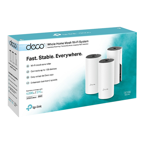 Sistem Mesh Wireless TP-LINK Deco M4(pachet de 3) AC1200 Gigabit