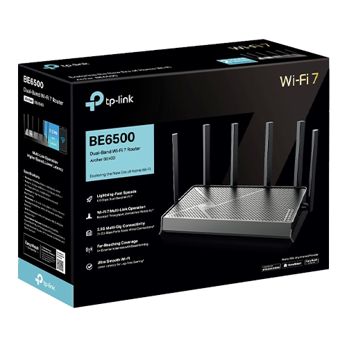 Router Wi-Fi 7 TP-Link Archer BE400 Dual-Band BE6500