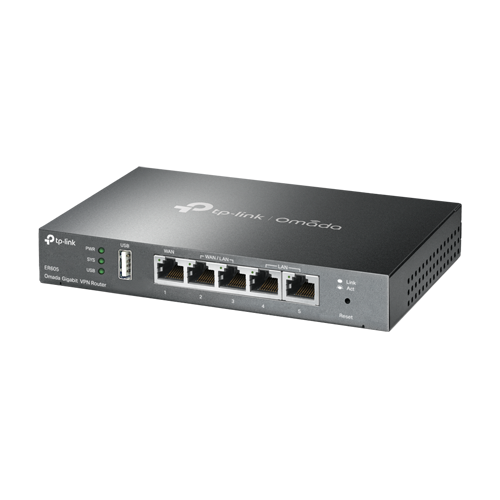Router VPN Gigabit 1 x RJ45 WAN, 2 x RJ45 LAN/WAN, 2 x RJ45 LAN, 1 x USB - TP-Link Omada