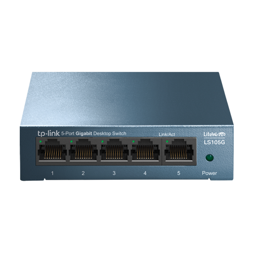 Switch LiteWave LS105G, 5 porturi RJ45 Gigabit, Unmanaged - TP-Link