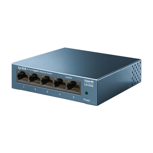 Switch LiteWave LS105G, 5 porturi RJ45 Gigabit, Unmanaged - TP-Link