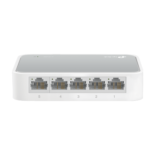 Switch 5 porturi RJ45 10/100 Mbps, Unmanaged - TP-Link