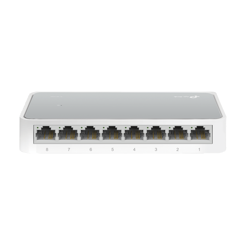Switch 8 porturi RJ45 10/100 Mbps, Unmanaged - TP-Link
