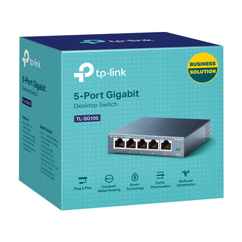 Switch TL-SG105, 5 porturi RJ45 Gigabit, Unmanaged - TP-Link