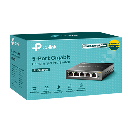 Switch Easy Smart, 5 porturi RJ45 Gigabit, Managed - TP-Link