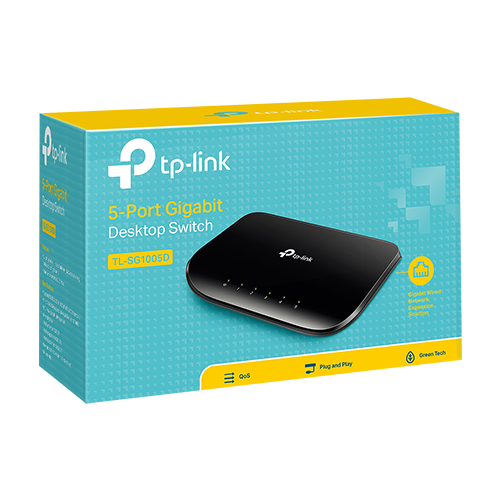 Switch TL-SG1005D, 5 porturi RJ45 Gigabit, Unmanaged - TP-Link