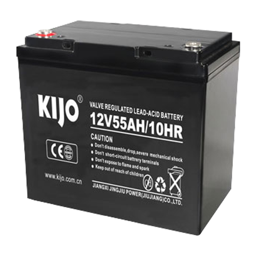 Acumulator Pb-acid AGM Deep Cycle, 12V, 55Ah, conector M6 - KIJO