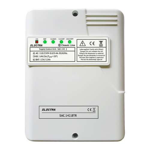 Sursa de alimentare in comutatie cu back-up SAC.142.BTR - ELECTRA