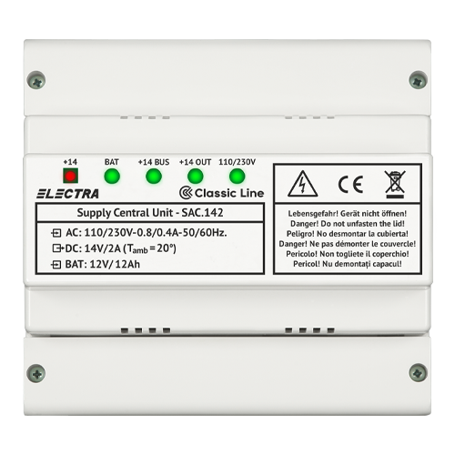 Sursa de alimentare in comutatie cu back-up SAC 142 - ELECTRA