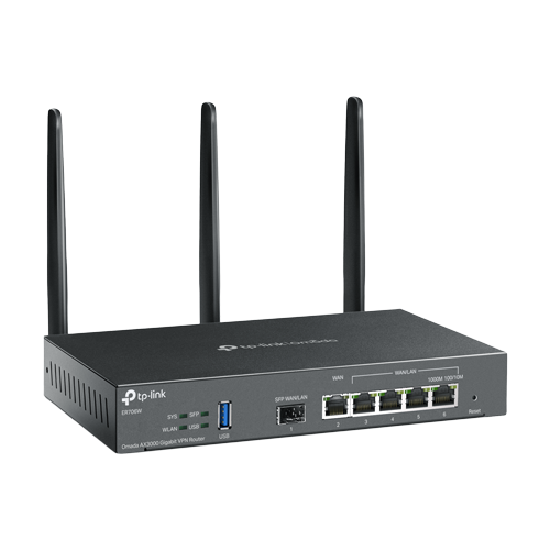 Router VPN, Wi-Fi 6, AX3000, 1 x SFP Gigabit, 5 x RJ45 Gigabit, 1 x USB - TP-Link Omada