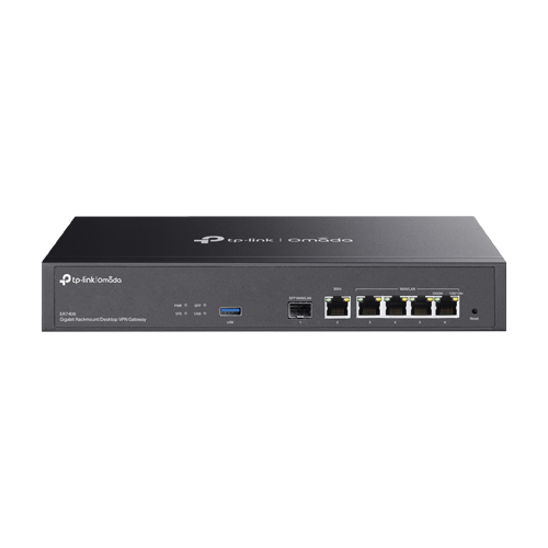 Router VPN, 1 x SFP Gigabit, 5 x RJ45 Gigabit, 1 x USB, 1U - TP-Link Omada