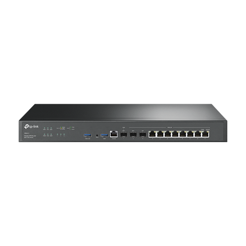 Router VPN, 2 x SFP+ 10G, 1 x SFP Gigabit, 8 x RJ45 Gigabit, 2 x USB, 1U - TP-Link Omada