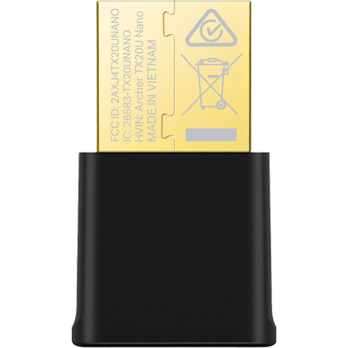 Adaptor USB wireless TP-LINK Archer TX20U Nano AX1800 Nano Wi-Fi 6 - TP-LINK