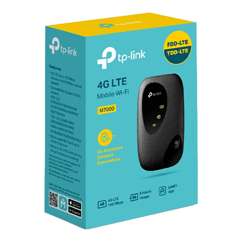 Router Wi-Fi 4G LTE TP-Link M7000, slot SIM, Portabil - TP-LINK